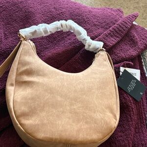 Chic Tan Hobo Bag
